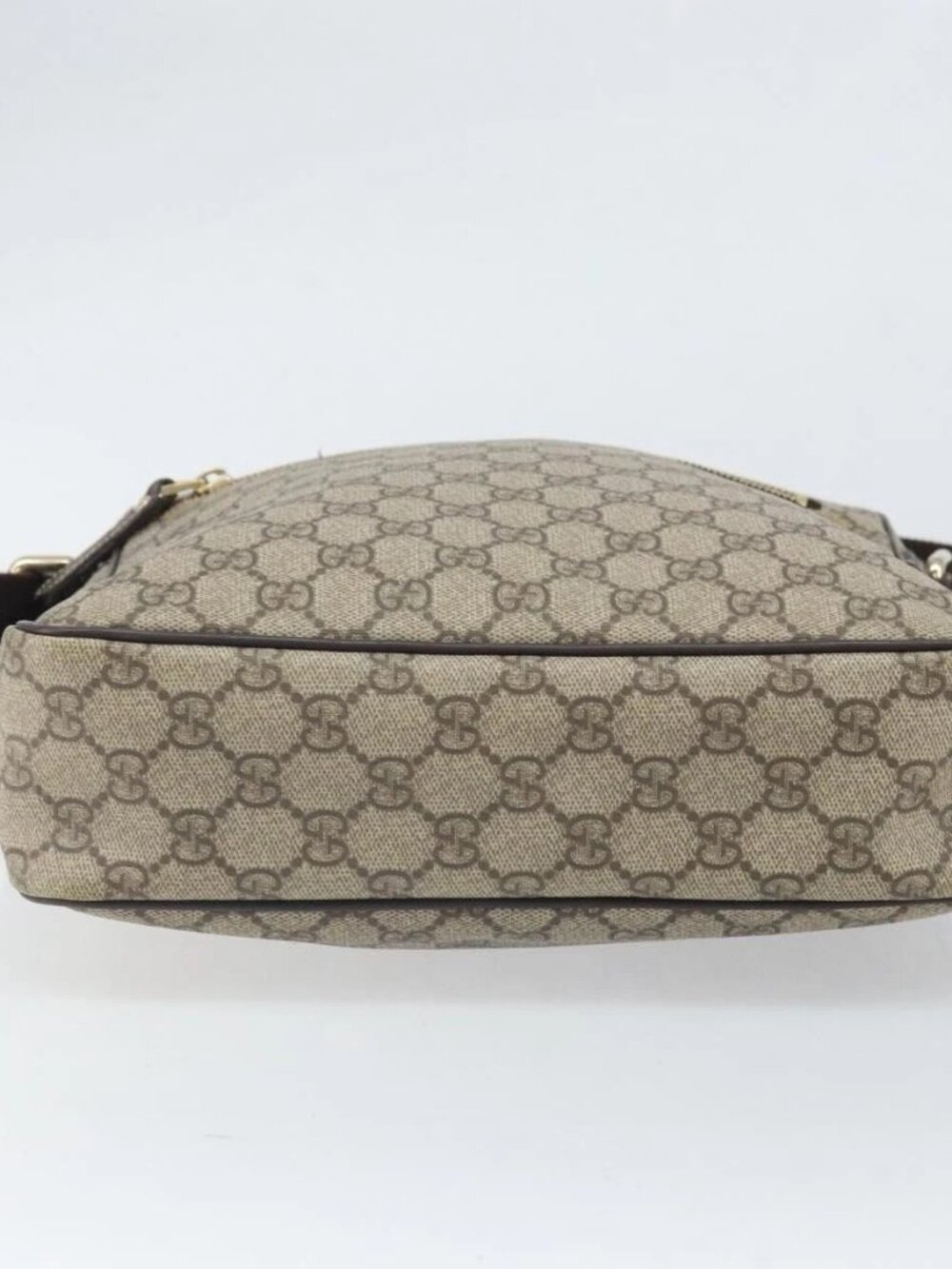 GUCCI GG Supreme Shoulder Bag PVC Beige Gold 201448 Auth ep13070 - Picture 9 of 15